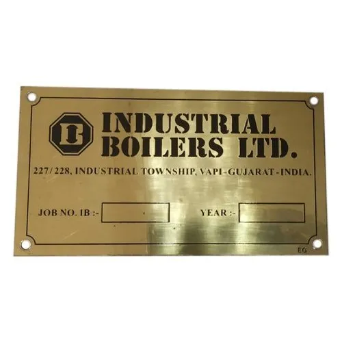 Metal Name Plate Engraving