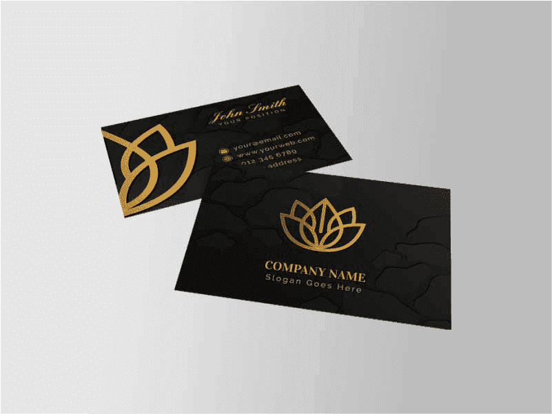 Normal Gold Foil Business Cards Printing