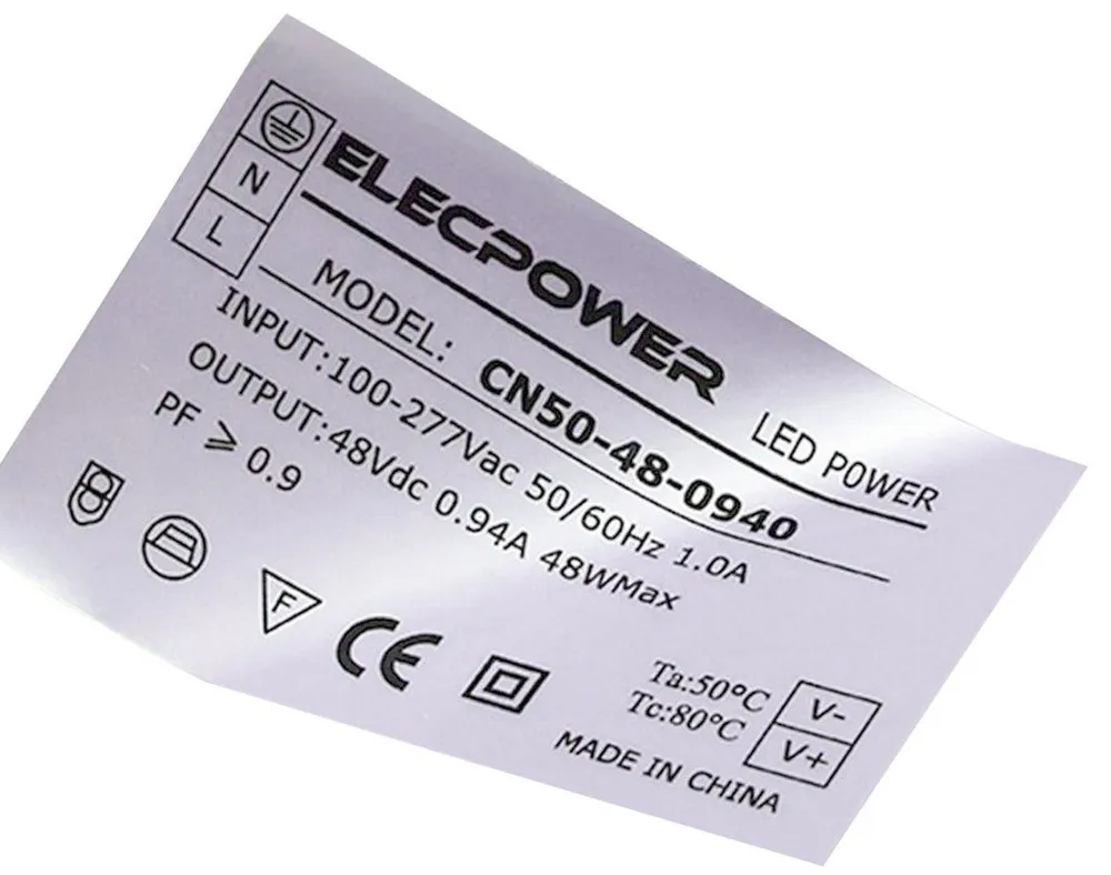 PVC sticker matt finish printing