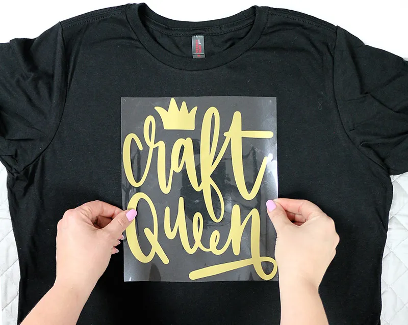 Tshirt Printing with Heat Transfer Vinyl Sticker