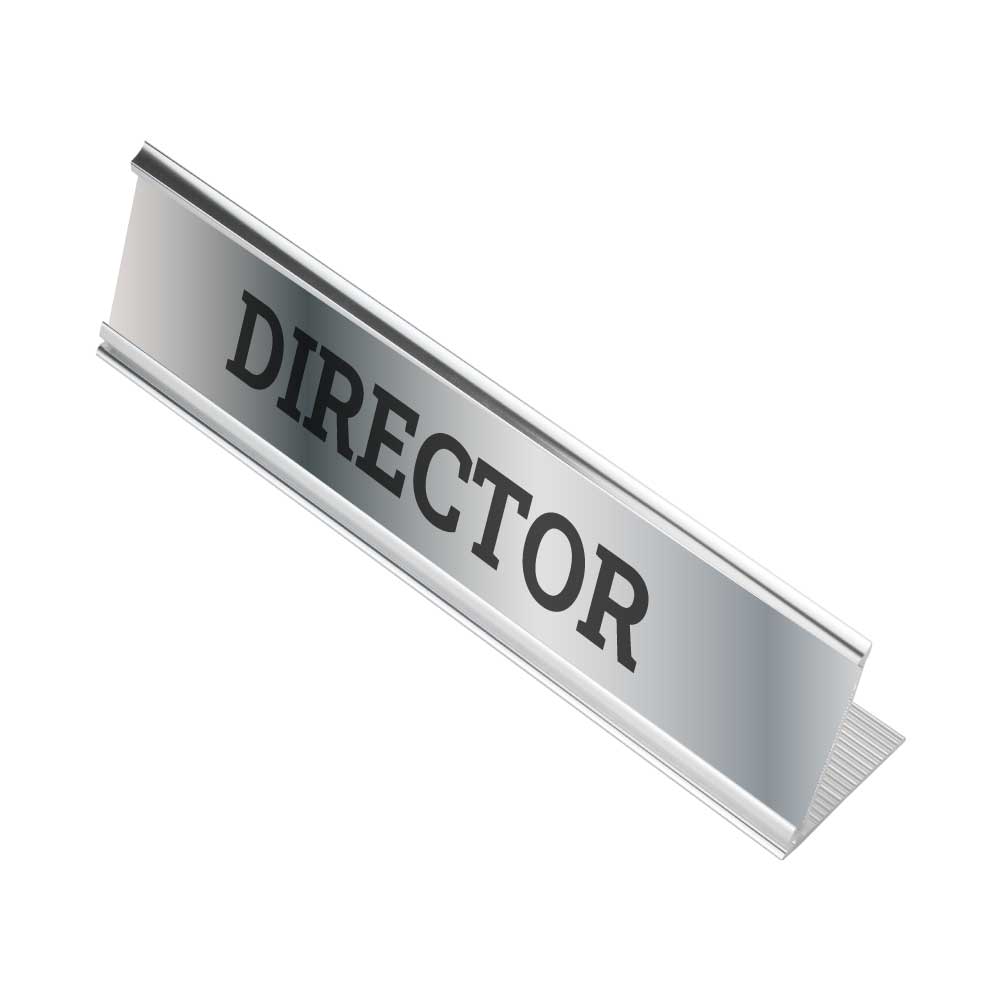 Aluminium Desk Plate Printing