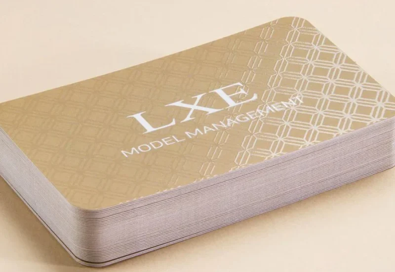 Rounded Corner Spot UV Matt Laminated 400gsm