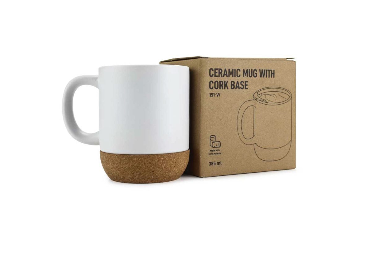 Mug with Lid & Cork Base