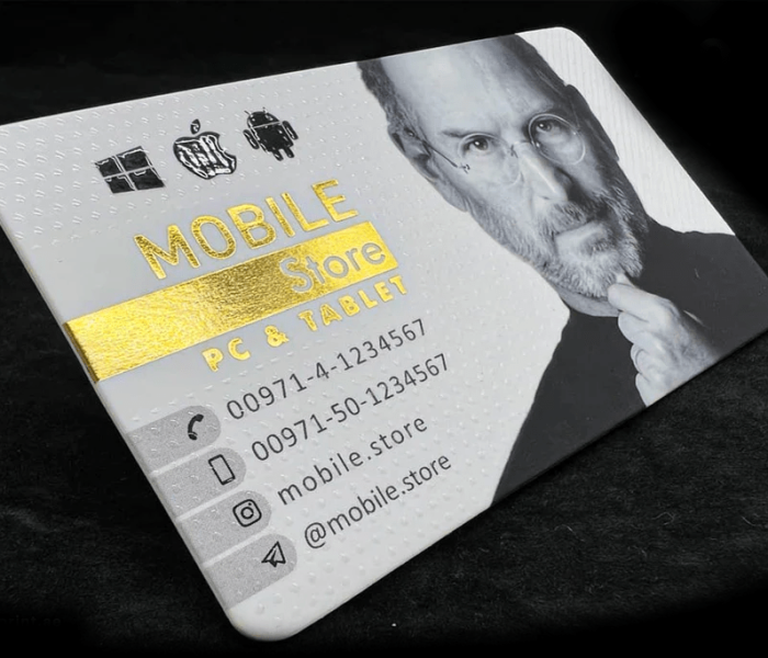 Luxurious Quality Gold Foil Business Cards Printing