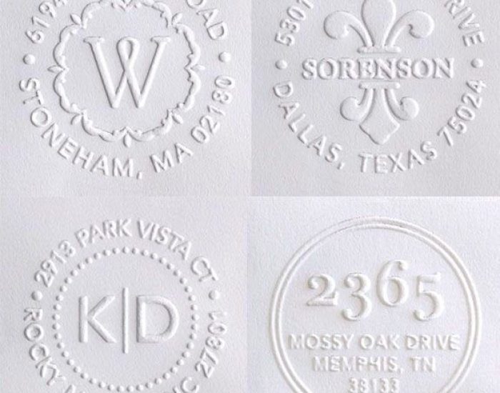 Embossed Seal Stamp