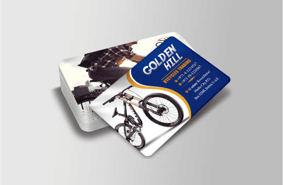 Premium PETT Glossy Business Cards printing