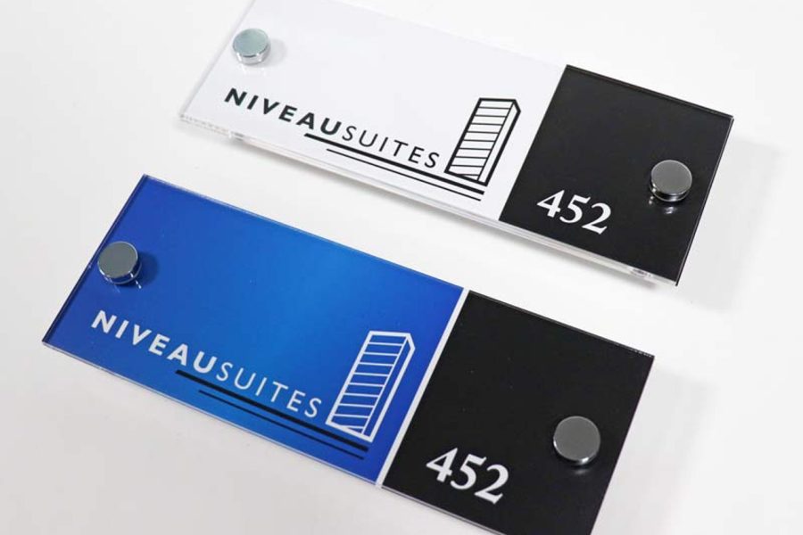 Tent Acrylic Name Plate