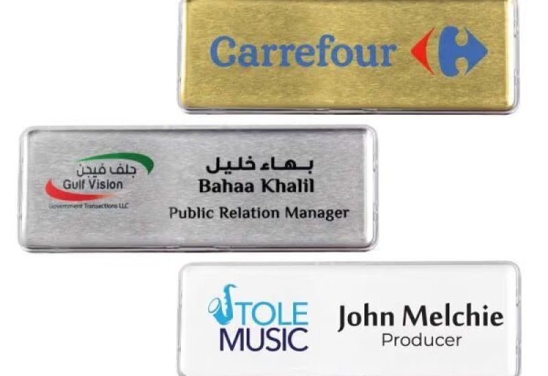 Lens Cover Name Badges