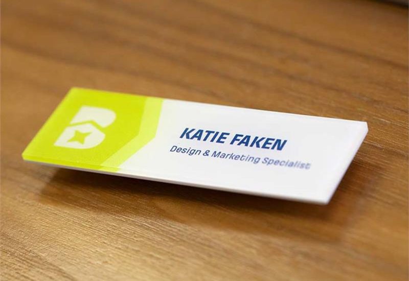 Reusable Acrylic Name Badges