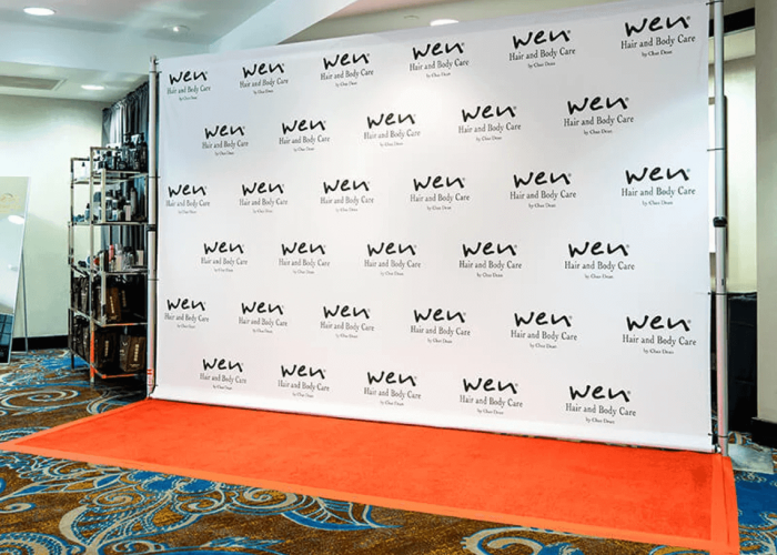 step and repeat backdrop